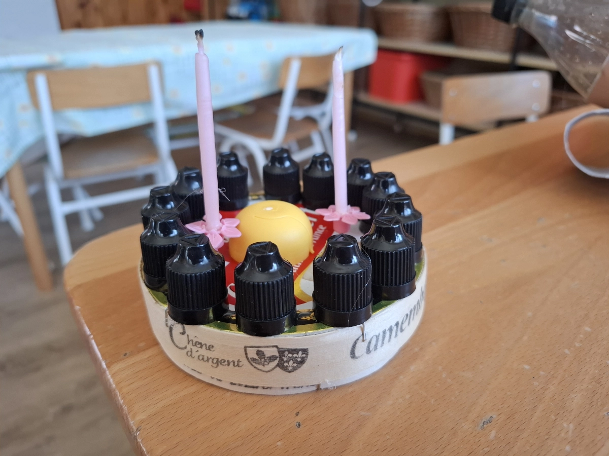 Zöld Óvoda Szivárvány csoport Torta